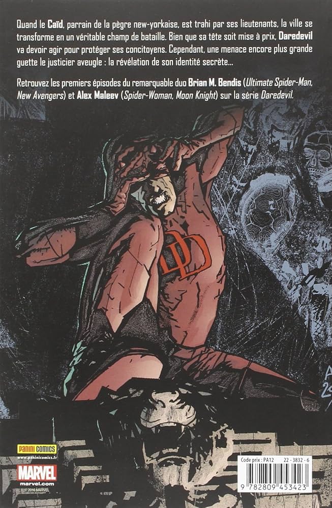 洋書 Daredevil: The Man Without Fear: Bendis DAREDEVIL THE MAN WITHOUT FEAR BY BRIAN BENDIS PAPERBACK