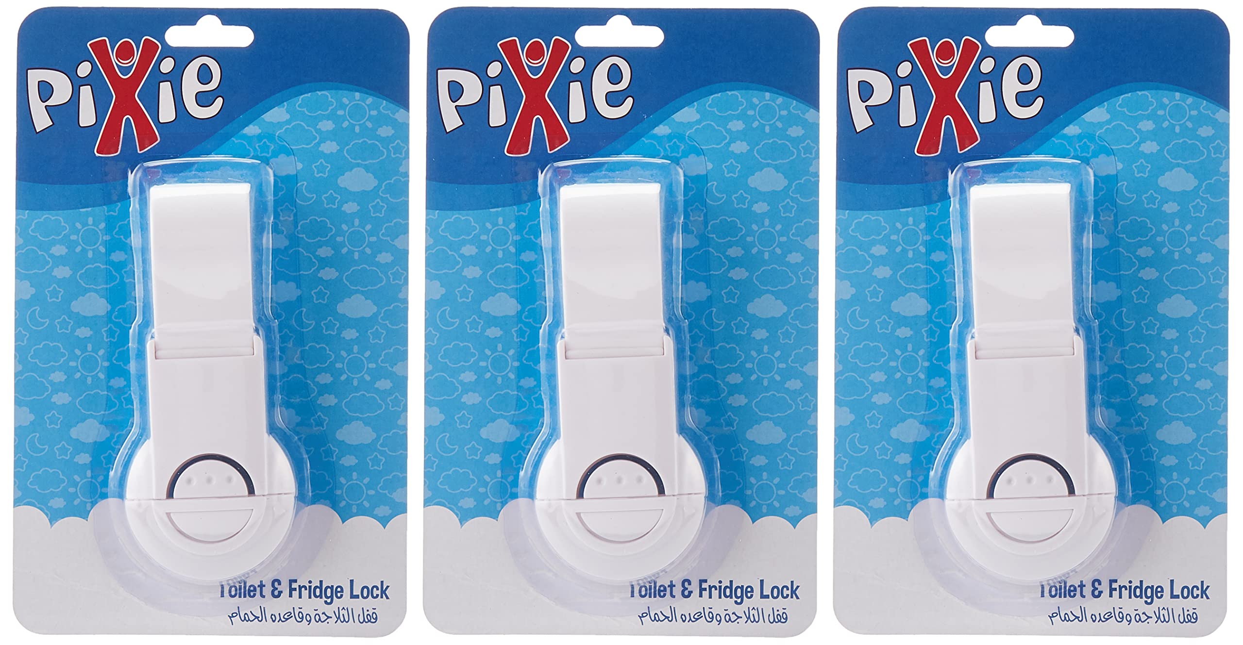 Pixie Toilet And Fridge Lock, Pack Of 3