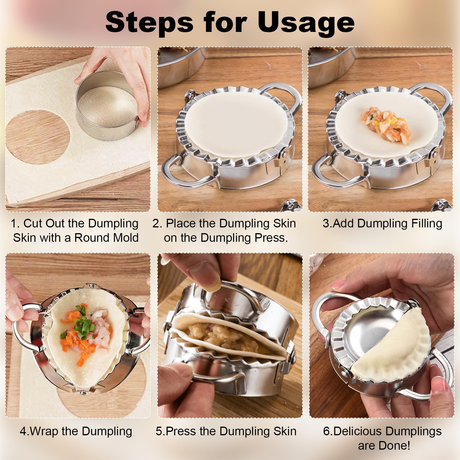 Ravioli Former Edelstahl - Knödelmacher Für Teigtaschen & Maultaschen