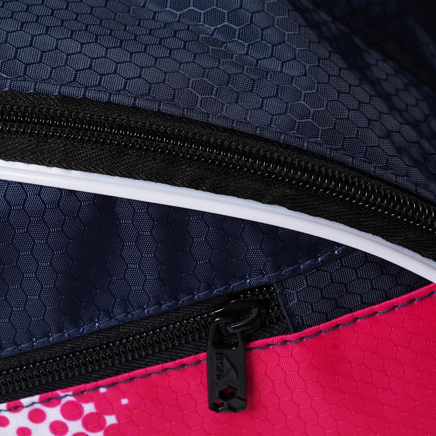 HUNDRED Ideal Badminton and Tennis Racquet Kit Bag | 2 Compartment with Side Pouch | Easy-Carry Handle | Padded Back Straps | Front Zipper Pocket