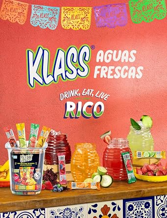Klass Aguas Frescas Classic Variety | Zero Sugar Drink Mix | 44 Sticks