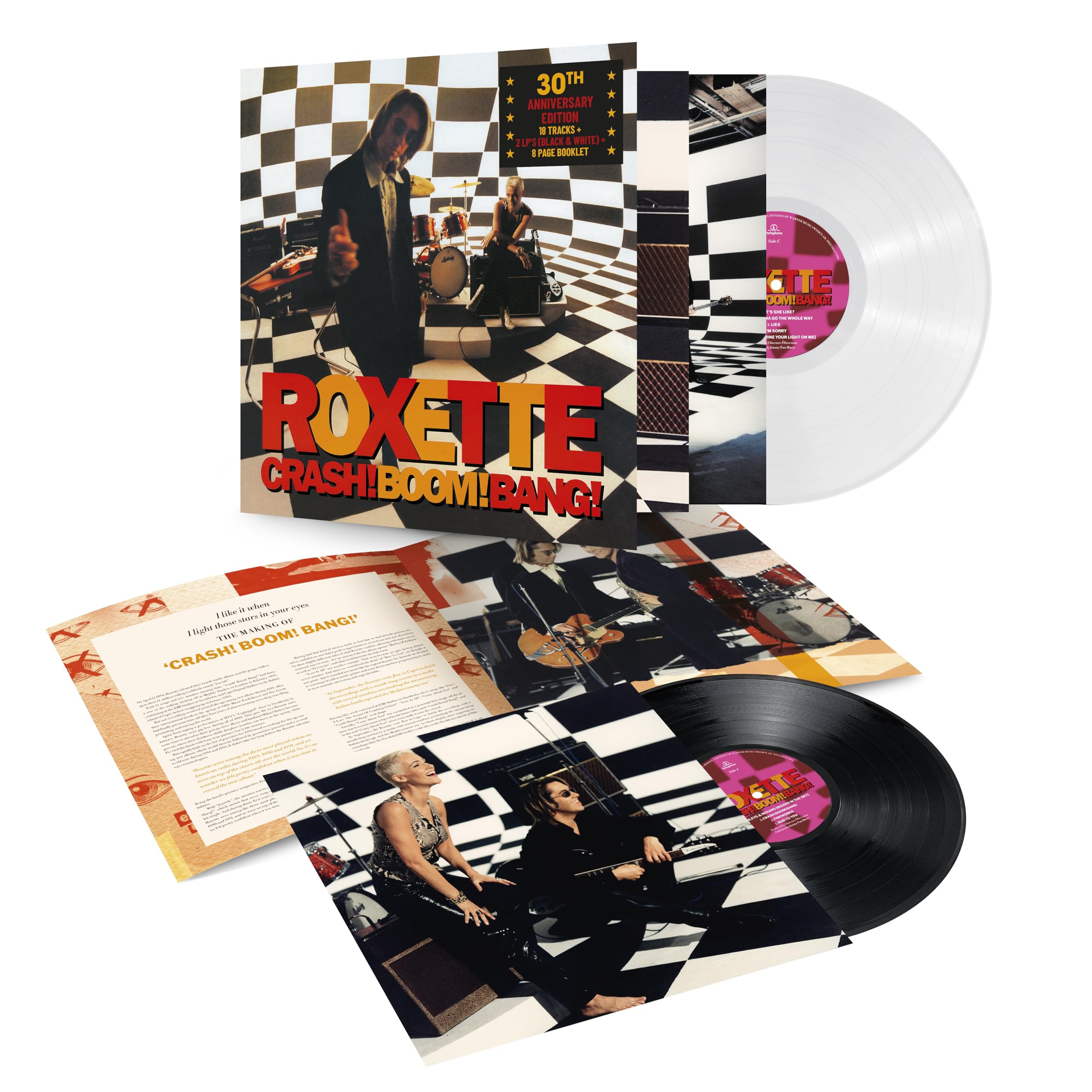 Roxette Crash! Boom! Bang! (30Th Anniversary Edition) Double Vinyl LP + Booklet