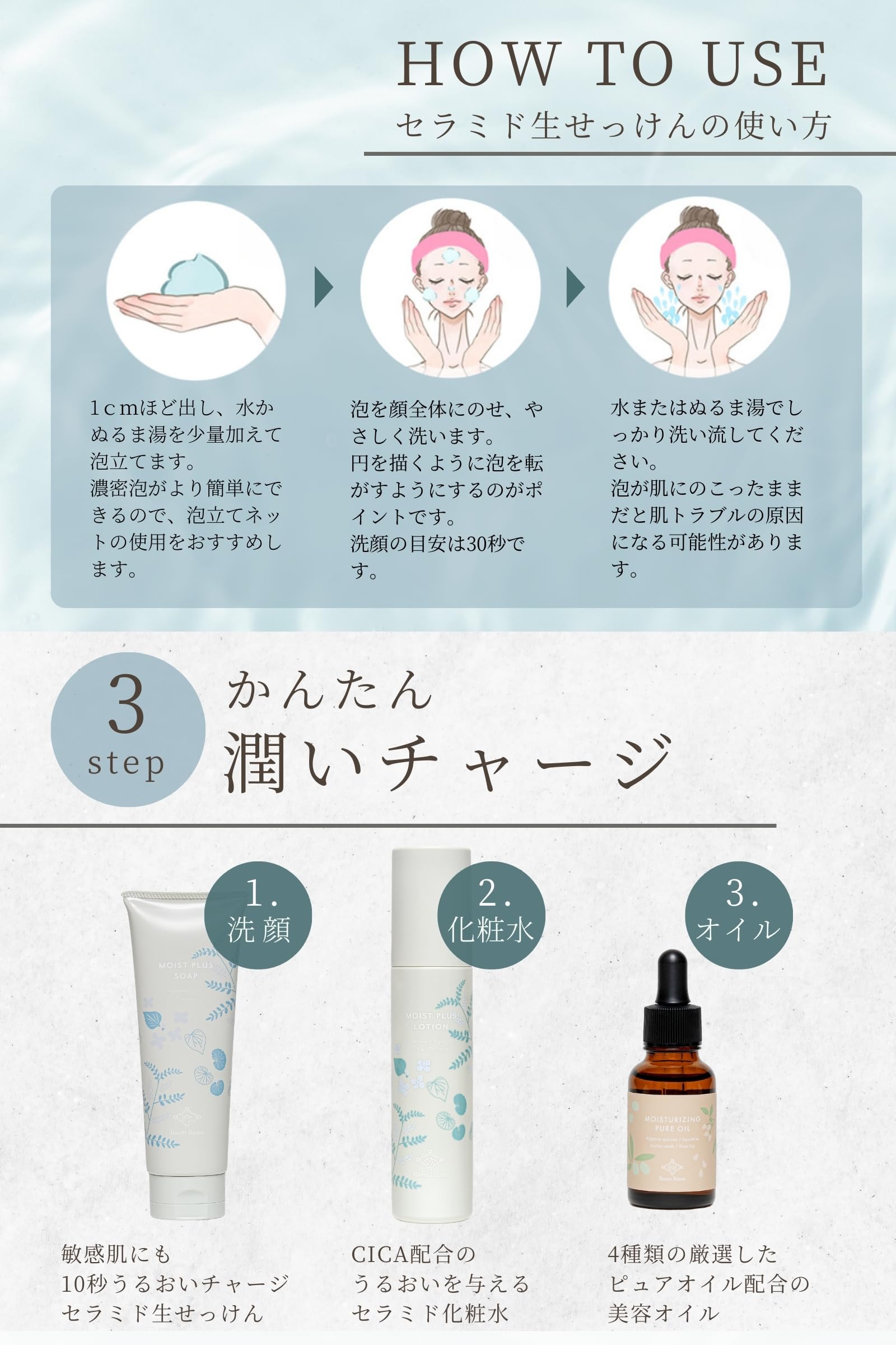 Amazon | ルアンルアン セラミド生せっけん モイストプラスソープ 2本 