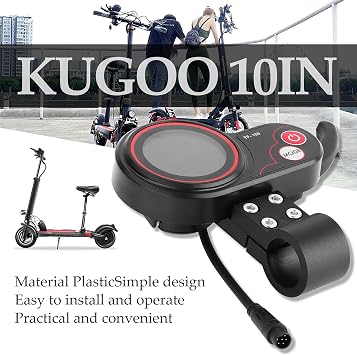 Electric Thumb Throttle with Display 48V TF-100 Electric Display Panel Compatible with KUGOO M4 Electric Scooter Controller
