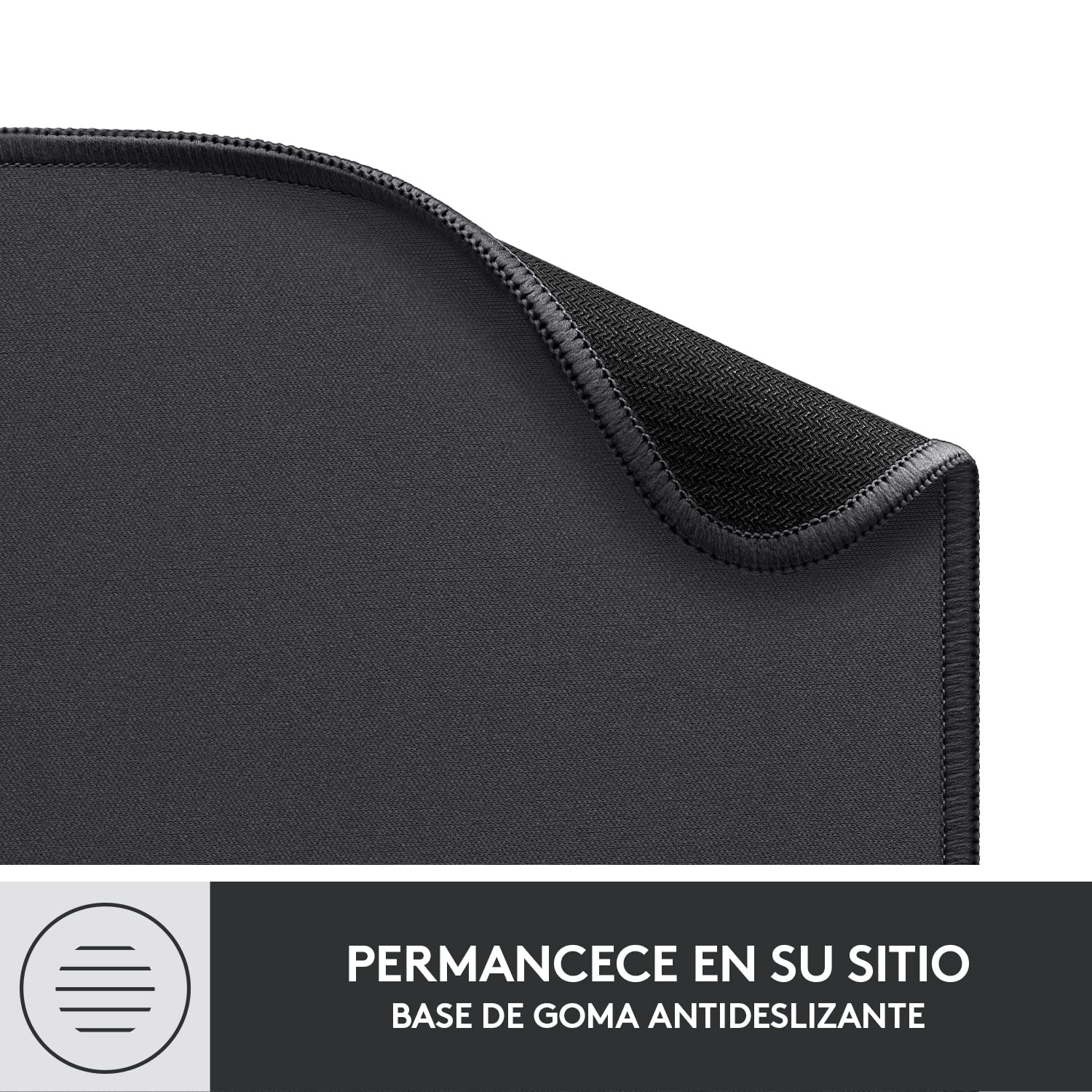 Logitech Mouse Pad Studio Series Antideslizante Resistente a Salpicaduras Gris