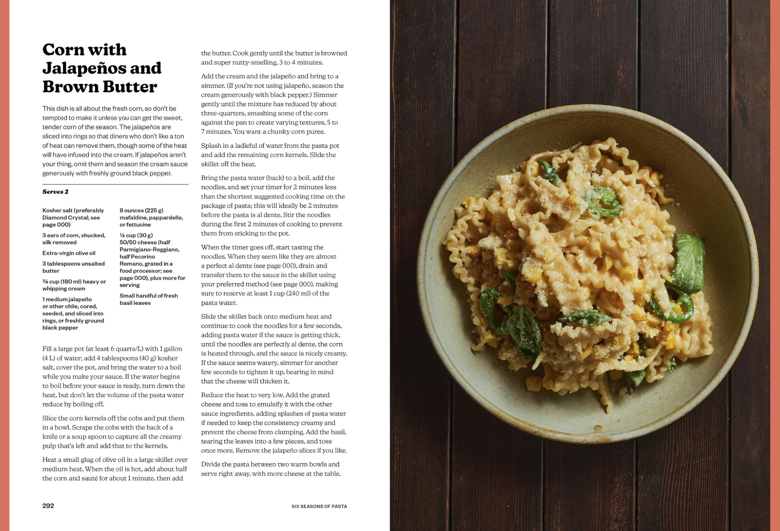 Six Seasons of Pasta: A New Way with Everyone's Favorite Food