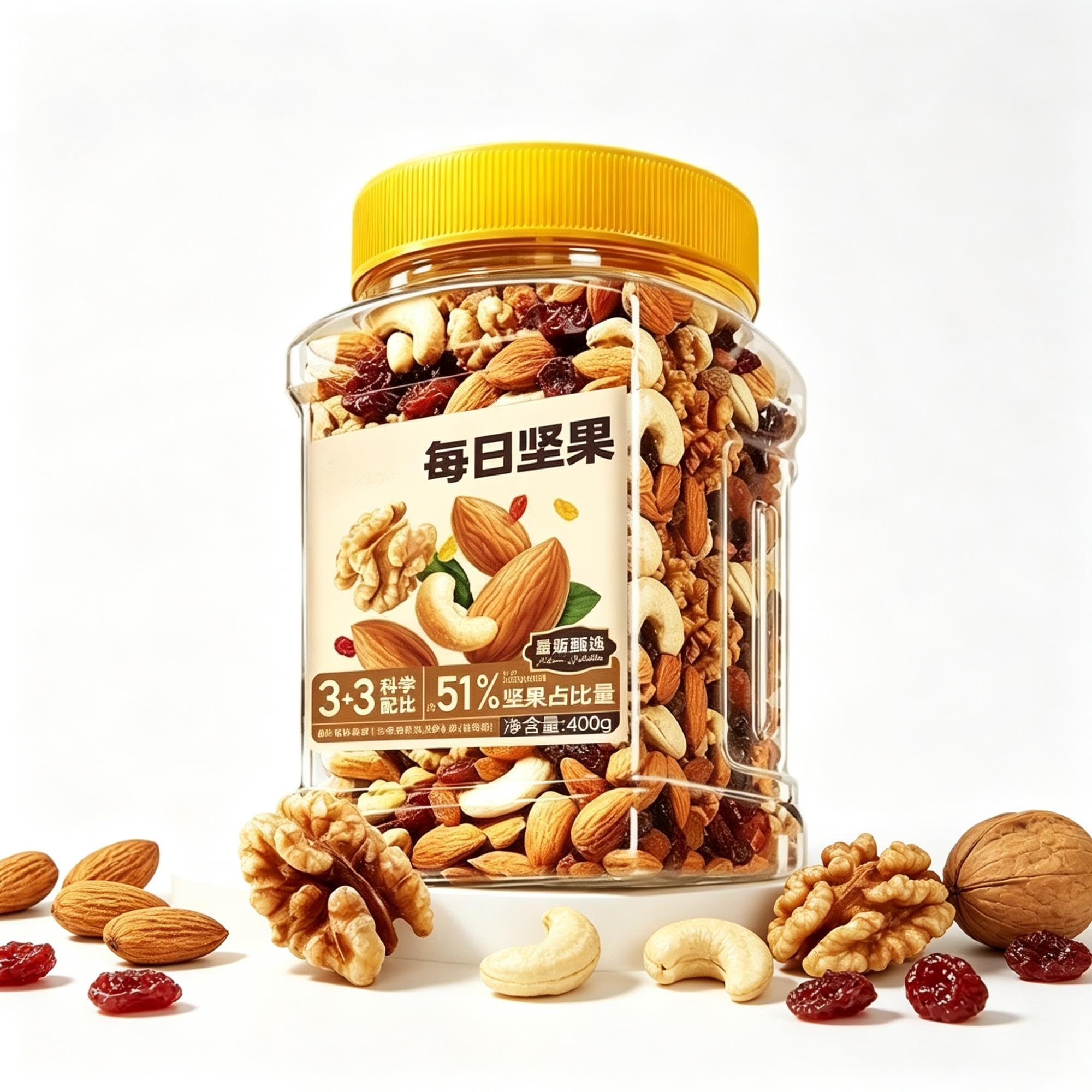 Misto Noci e Frutta Secca Vaso da 400g