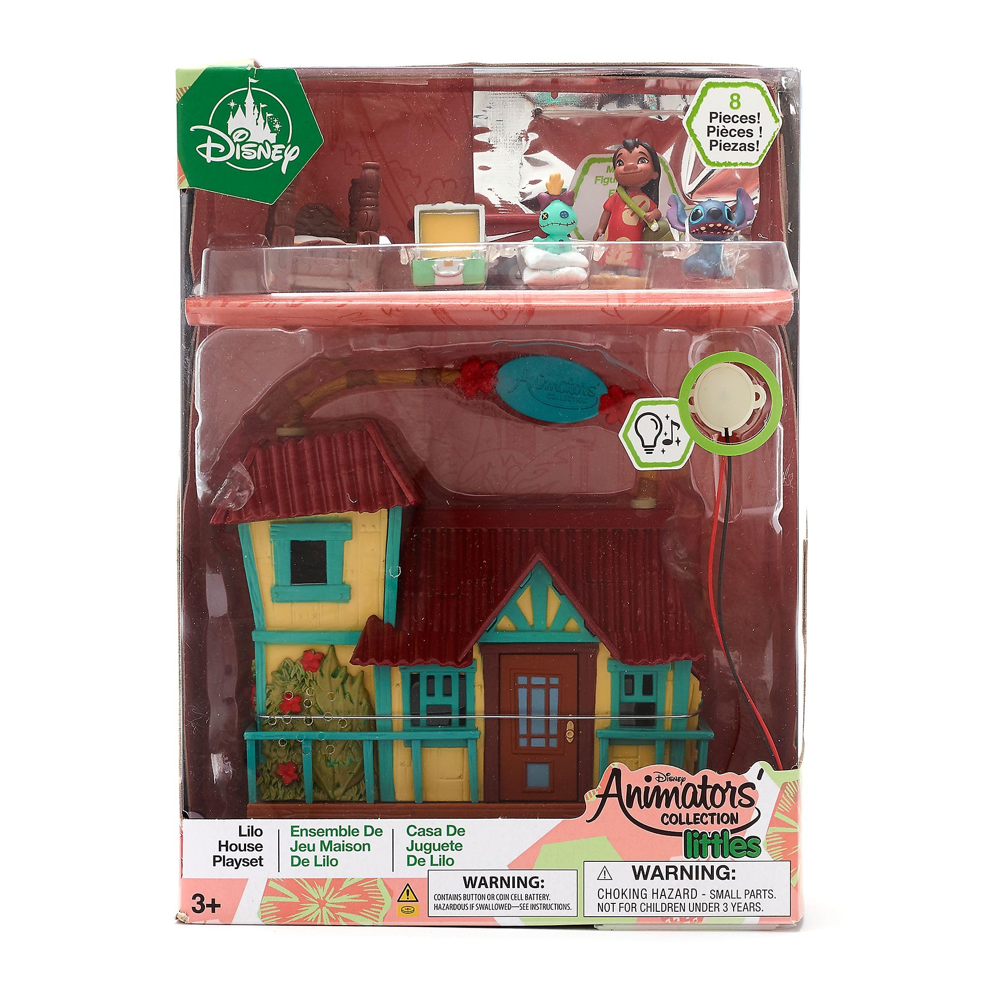 Disney Store Ufficiale Bambola Lilo Animator, Lilo & Stitch, 39cm, Coraggiosa Bambina dell’Isola con Abito Classico e Capelli realistici, Adatto dai 3 Anni in su