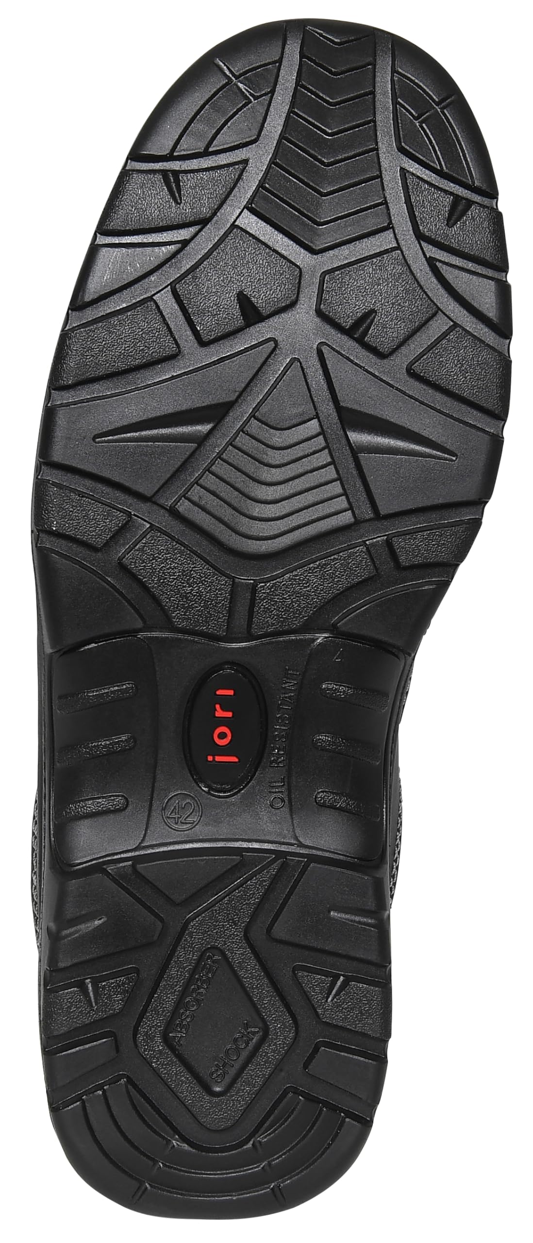 JORI 12111 Basic Compo Low S3 Herren und Damen Arbeits & Sicherheitsschuhe, Leder Sicherheitsschuhe S3, SRC, Schnürung, Kunststoffkappe, Metallfreier Durchstrittsschutz Schwarz (Schwrz), EU 42
