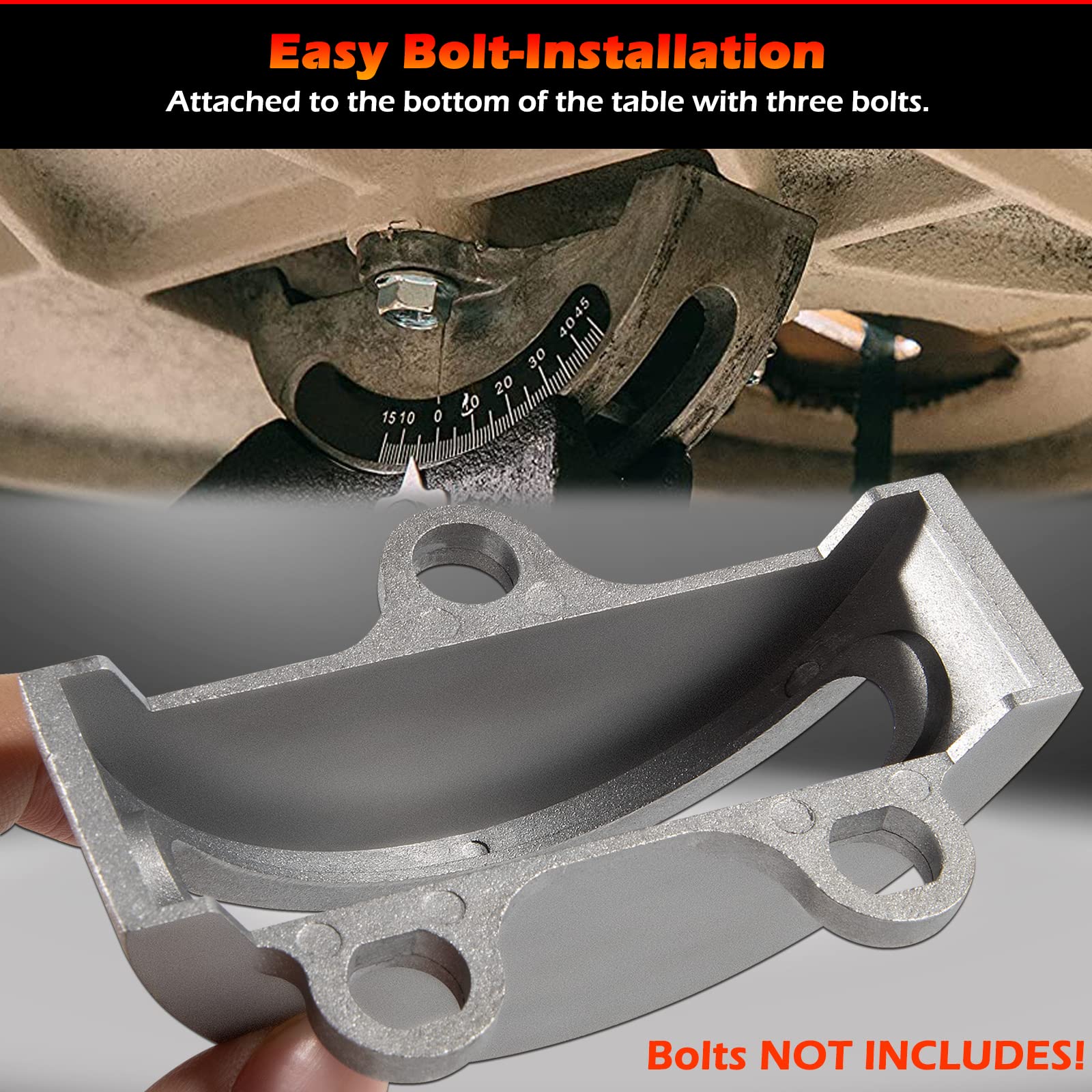 14" Bandsaw Trunnions - Degree Scale, Replacement -4