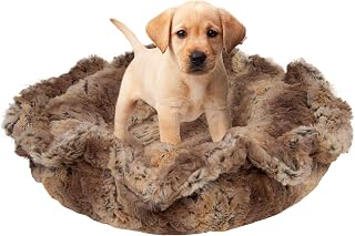 Bessie and Barnie Ultra Plush Simba Deluxe Luxury Dog/Pet Lily Pod Bed Machine Washable