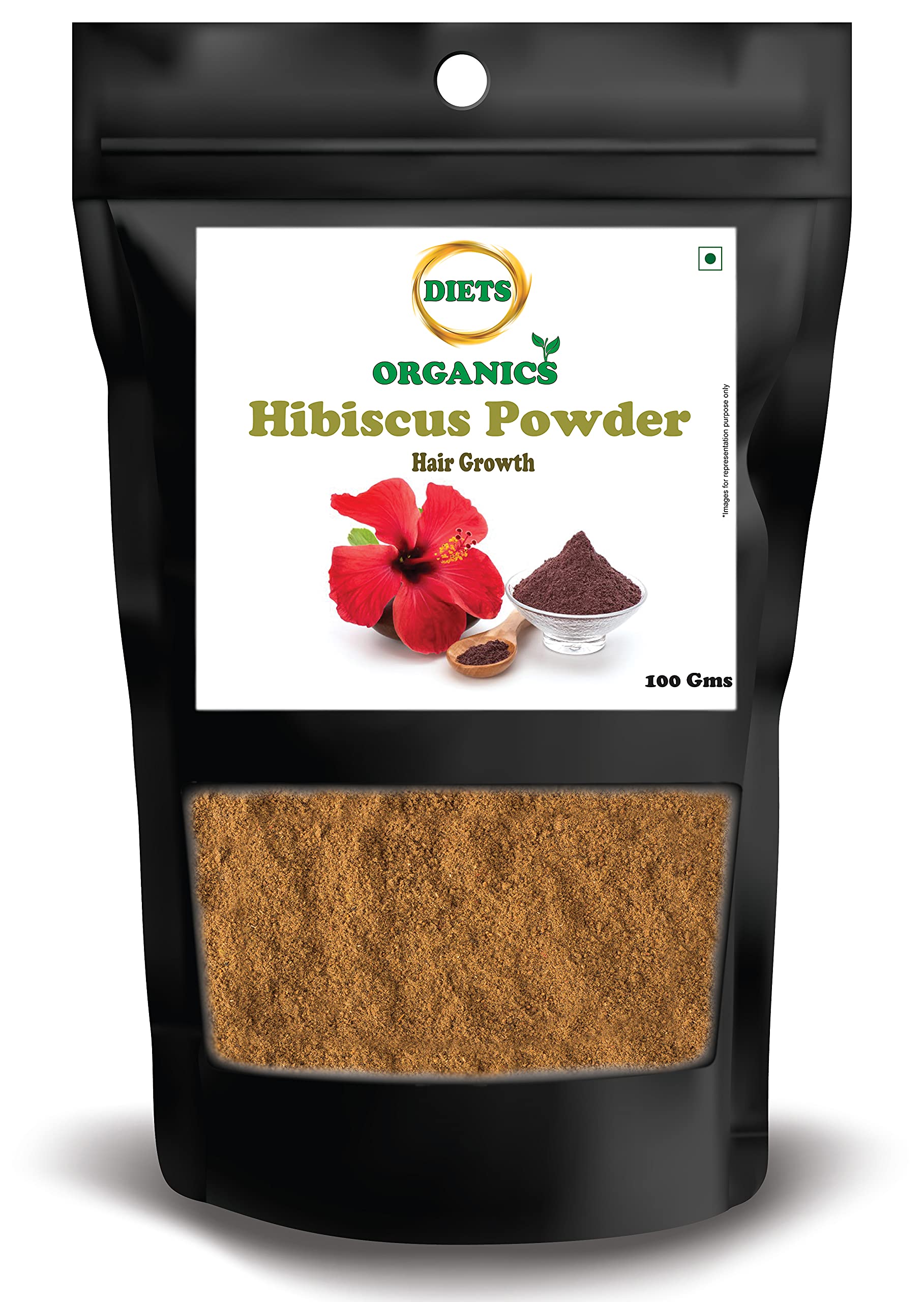 Hibiscus Flower Powder 100 Gms (2) For Hair Care & Face Pack- 100GMS PACK OF 2