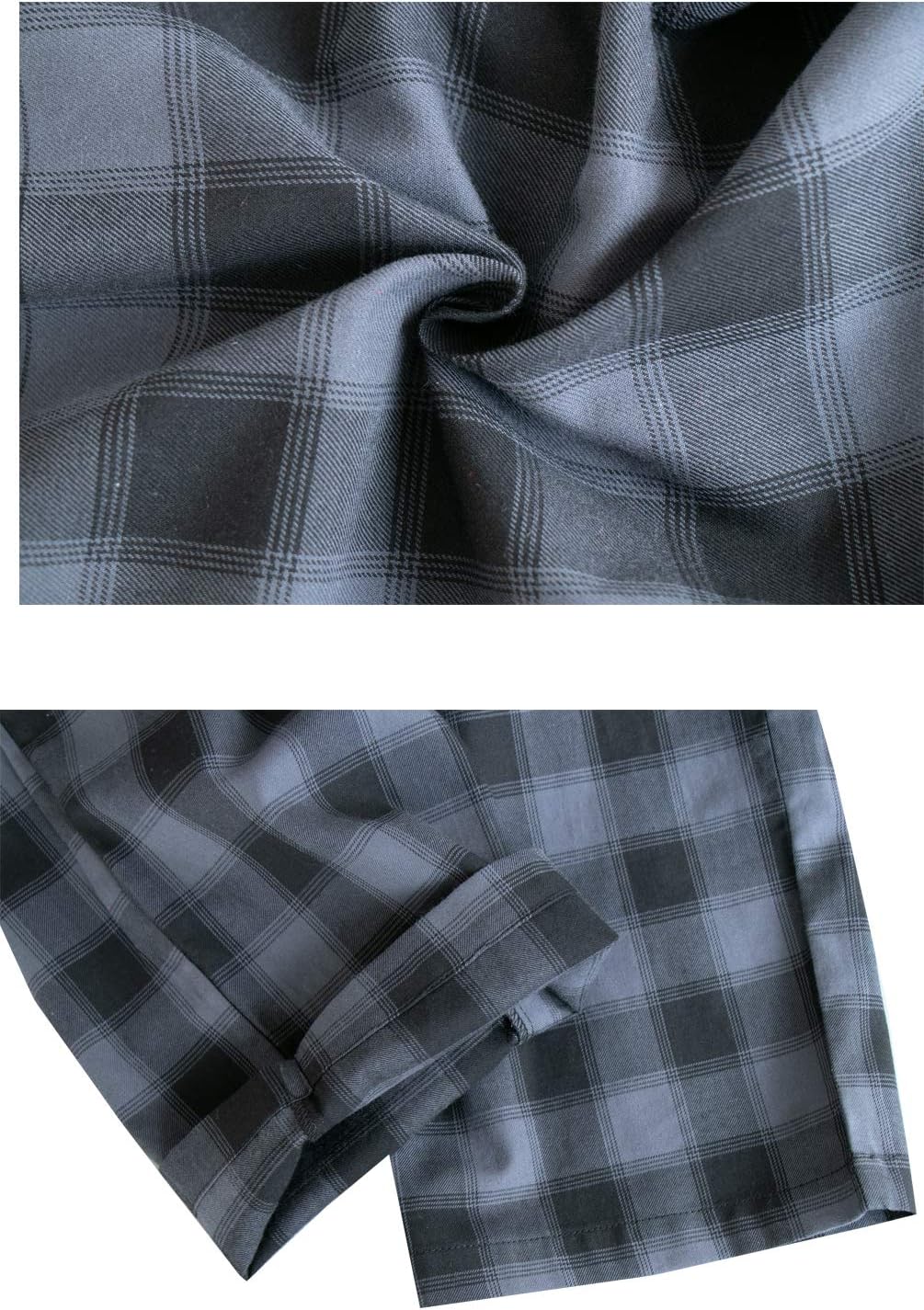 Big Boy's Cotton Plaid Pajama Pants Lounge Long Pants Loose Size 8 10 12 14 16 - Image 5