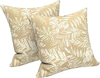 Vista 26 de LVTXIII - Juego de fundas para cojines de sofá, patio o sillón de exteriores, cuadradas y decorativas, 2 unidades de 16" x 16", sin relleno