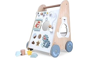 Wooden Walker with Educational Toys for Boy or Girl