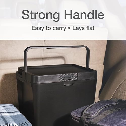 Miniatura 3 de Pendaflex Caja de archivos portátil, tamaño carta, 14.25 x 9.25 x 11 pulgadas, color negro