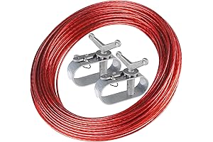 Essential Above Ground Pool Cover Protection: 100FT Cable & 2 Winches