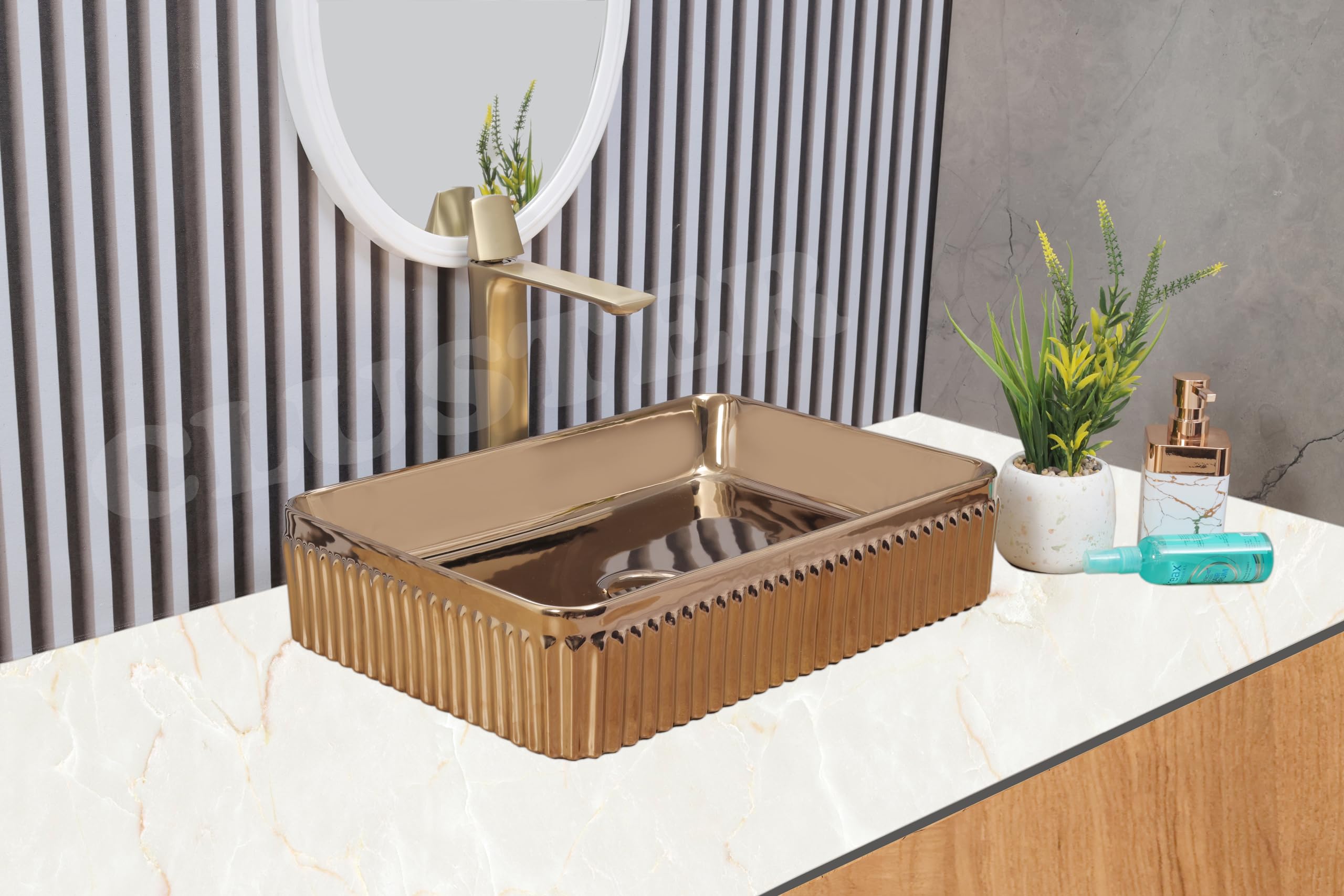 See full amazon price history chart for CLUSTER Designer Table Top Wash Basin For Bathroom | Countertop Bathroom Sink | Ceramic Bathroom Basin | Over Counter Wash Basin for Hotel, Resturent (Glossy Rose Gold) CLUSTER Designer Table Top Wash Basin For Bathroom | Countertop Bathroom Sink | Ceramic Bathroom Basin | Over Counter Wash Basin for Hotel, Resturent (Glossy Rose Gold) (B0D26DBZXG) Amazon Price History, Amazon Price Tracker