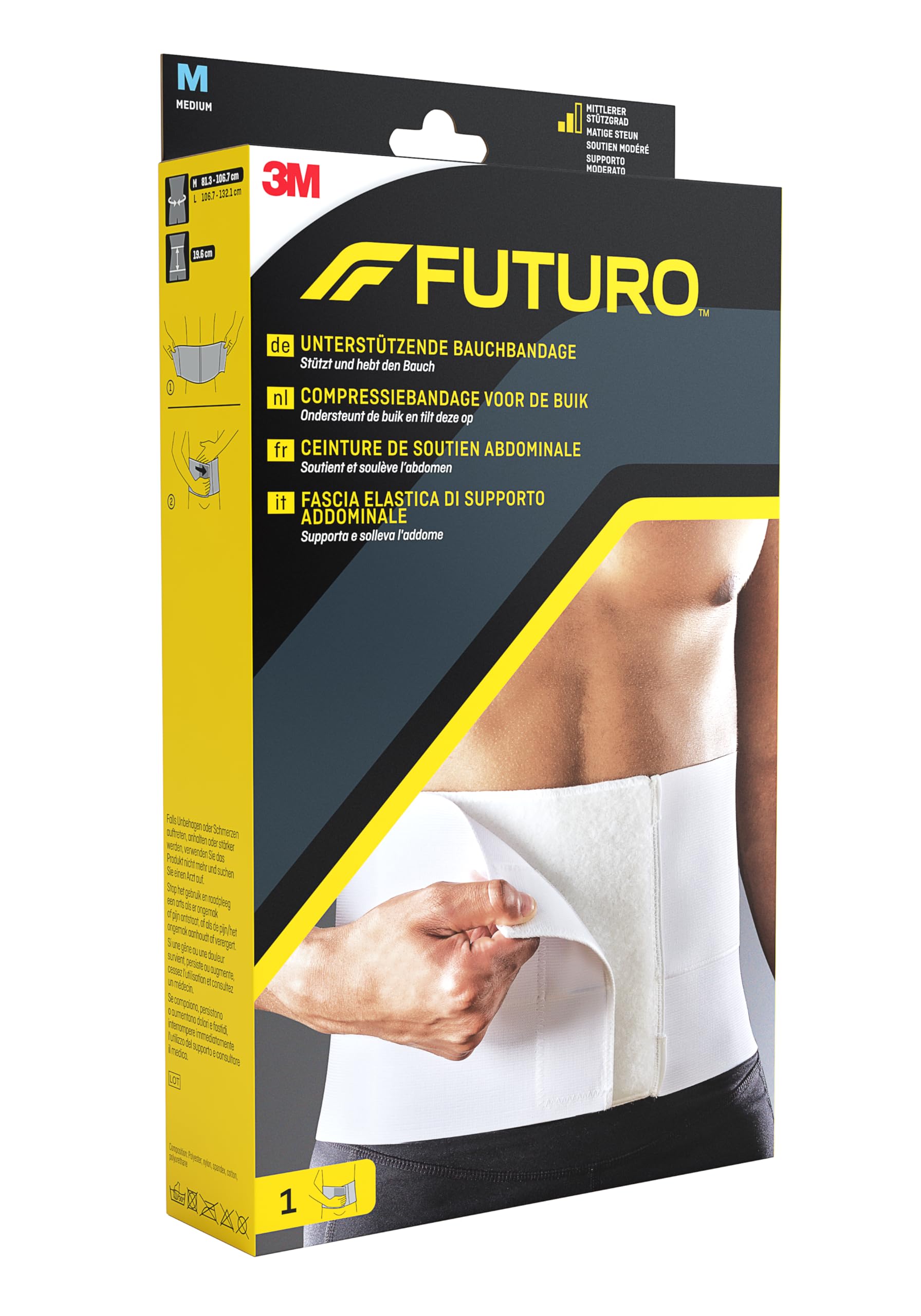 FUTURO Apoyo abdominal vendaje M