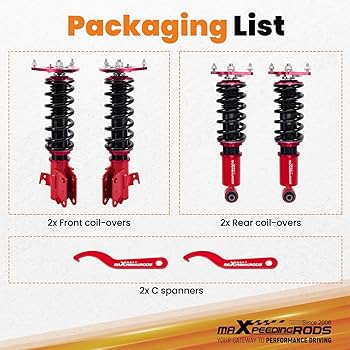 スレッジエクソシスト Amazon.com: maXpeedingrods Coilovers for Subaru Impreza WRX