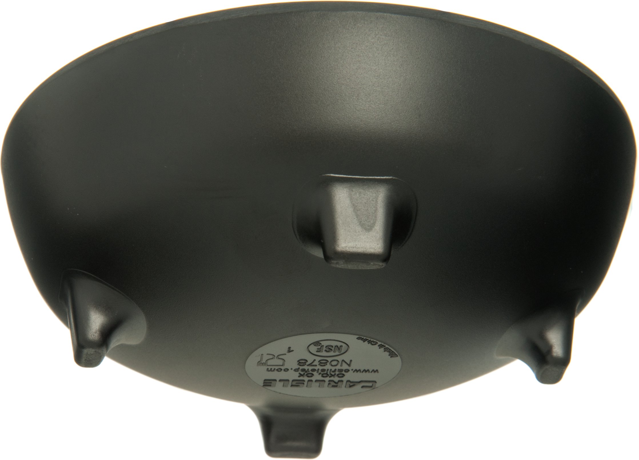 Carlisle 087803 Melamine Molcajete Ramekin, 8 oz Capacidad, Negro (Caja de 48)
