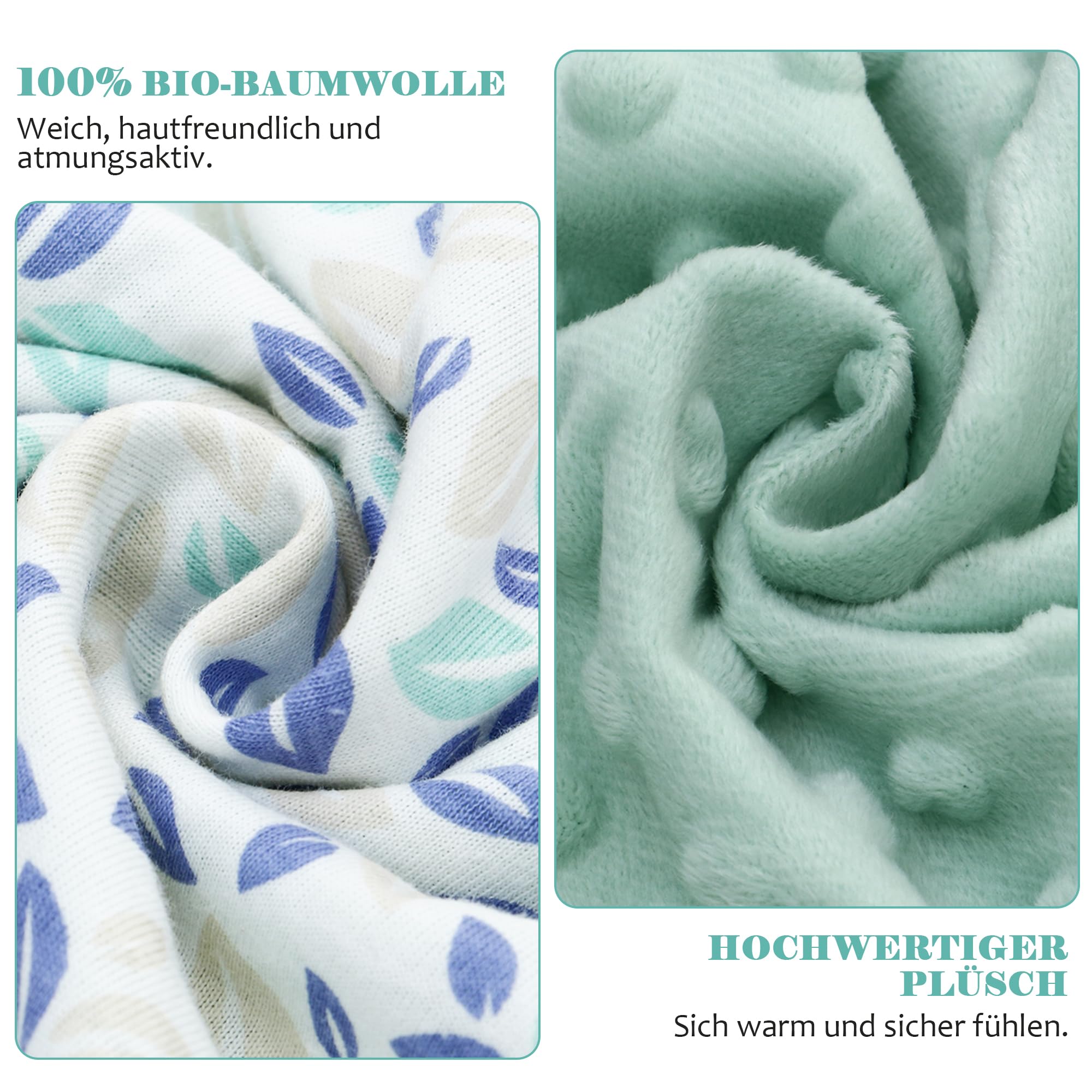 Couverture Enveloppante Pour Nacelle Et Poussette 90x90 Cm - 100% Coton Doux, Grise, Toutes Saisons
