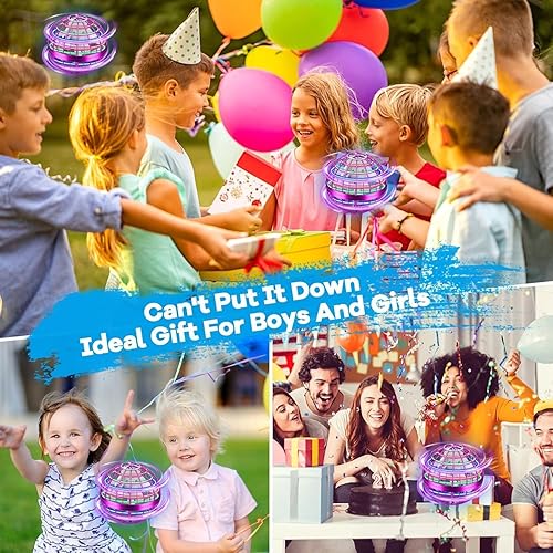 Miniatura 6 de Juguete de bola de orbe volador, globo cósmico Boomerang hover Ball Galactic Fidget Spinner, órbita de dron de mano, juguetes geniales regalo para