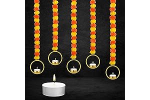 Marigold Garland for Decoration: DIYANA IMPEX Delightful Diwali Decoration
