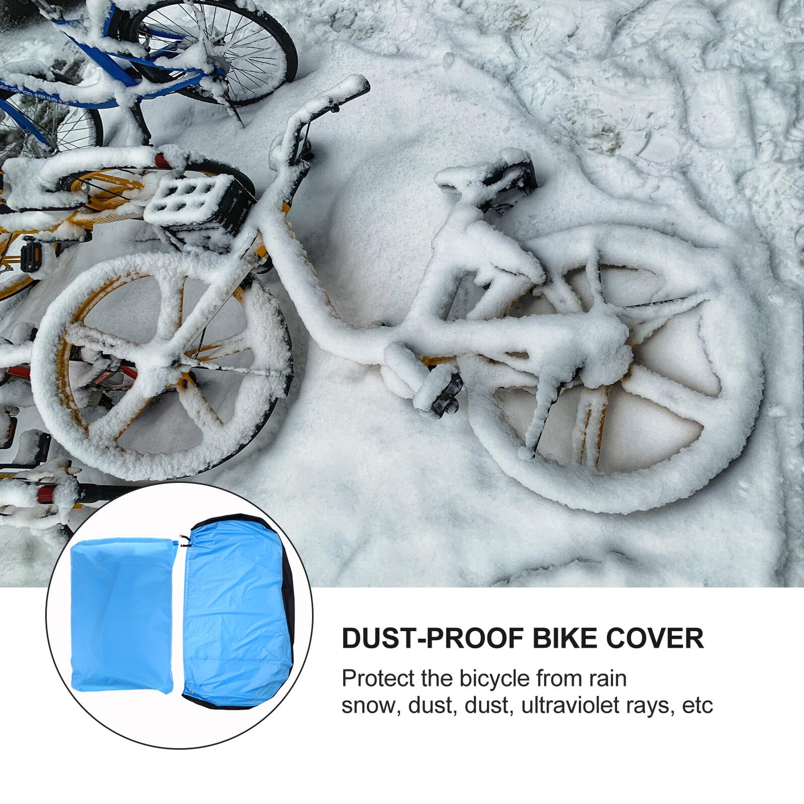 Fahrradabdeckung l Größe Mit Schlossloch Uv Und Staubschutz Strapazierfähiges Material Für Outdoor Und Indoor Fahrradschutzhülle Für Radsport Und Aufbewahrung