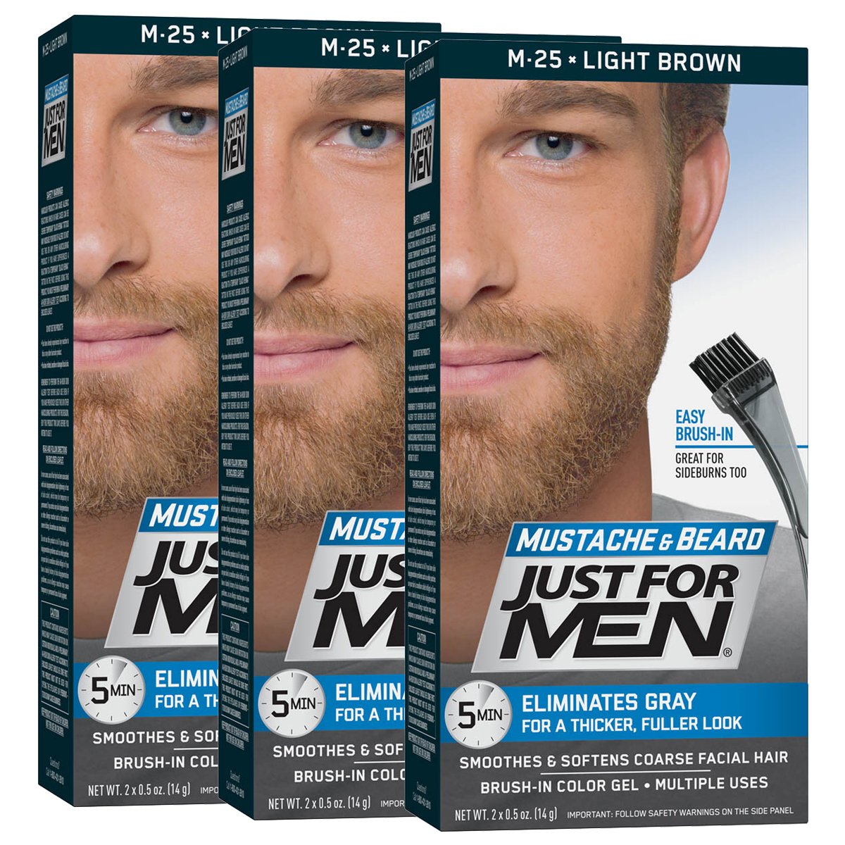 Just For Men Mustache Beard Color Beard Coloring For Men Light