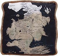 Vista 1 de Factory Entertainment Juego de Tronos Westeros Map - Almohada con diseño de mapa del norte