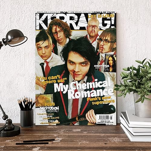 Miniatura 7 de Póster de lienzo impreso para pared póster de banda de rock tamaño pequeño 12 x 18 pulgadas arte estético decoración de pared para dormitorio