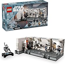 LEGO Star Wars: Una Nueva Esperanza Embarcando en la Tantive IV Juguetes de Fantasía, Juguetes Coleccionables de Star Wars con Minifigura Exclusiva del Tropa de Clon Cinco del 25º Aniversario, Idea de Regalo para Niños de 8 años en adelante, 75387