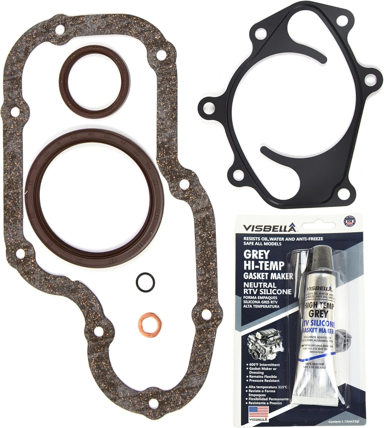 DG-8614960303 Lower Conversion Gasket Set Compatible With/Replacement For 04-09 Nissan Titan Pathfinder Armada QX56 5.6L DOHC VK56DE