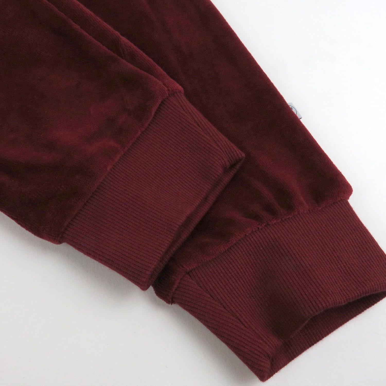 HonestBaby baby-girls 2-piece Velour Ruffle Front Sweatsuit 100% Organic Cotton for Infant Baby Girls - Image 5