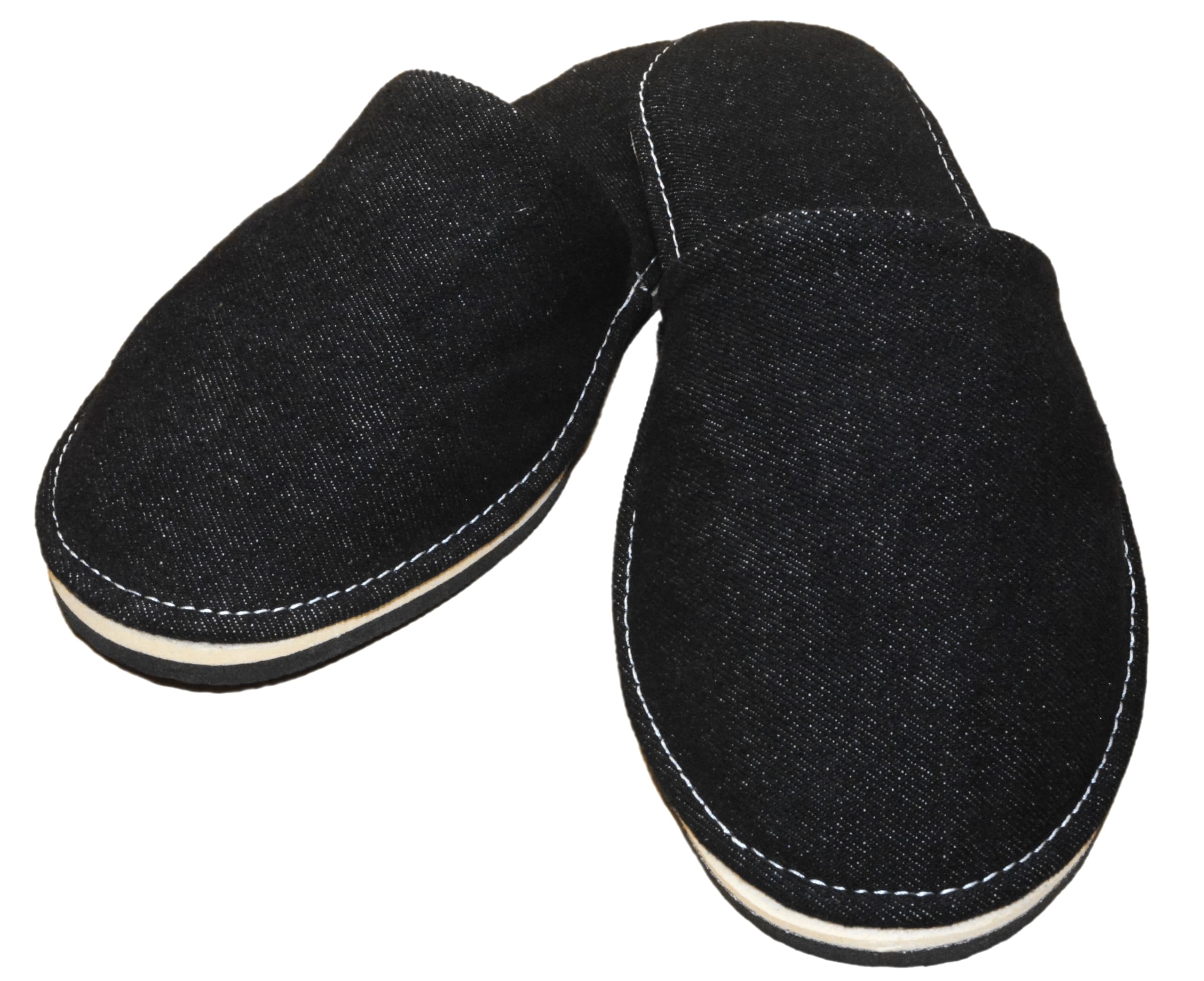 RIBBACO Black Denim super soft and comfortable Slippers (Black Denim, 4) (B0CR8YJG1N) Amazon Price History, Amazon Price Tracker