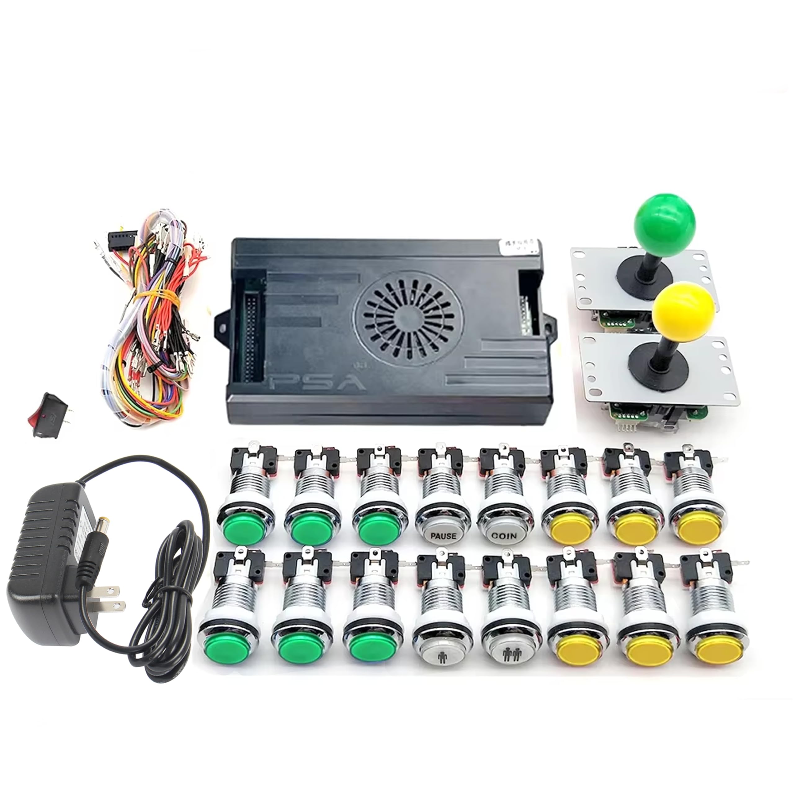Amazon.com: 9800 in 1 Game System Kit Saga with Sliver LED Arcade