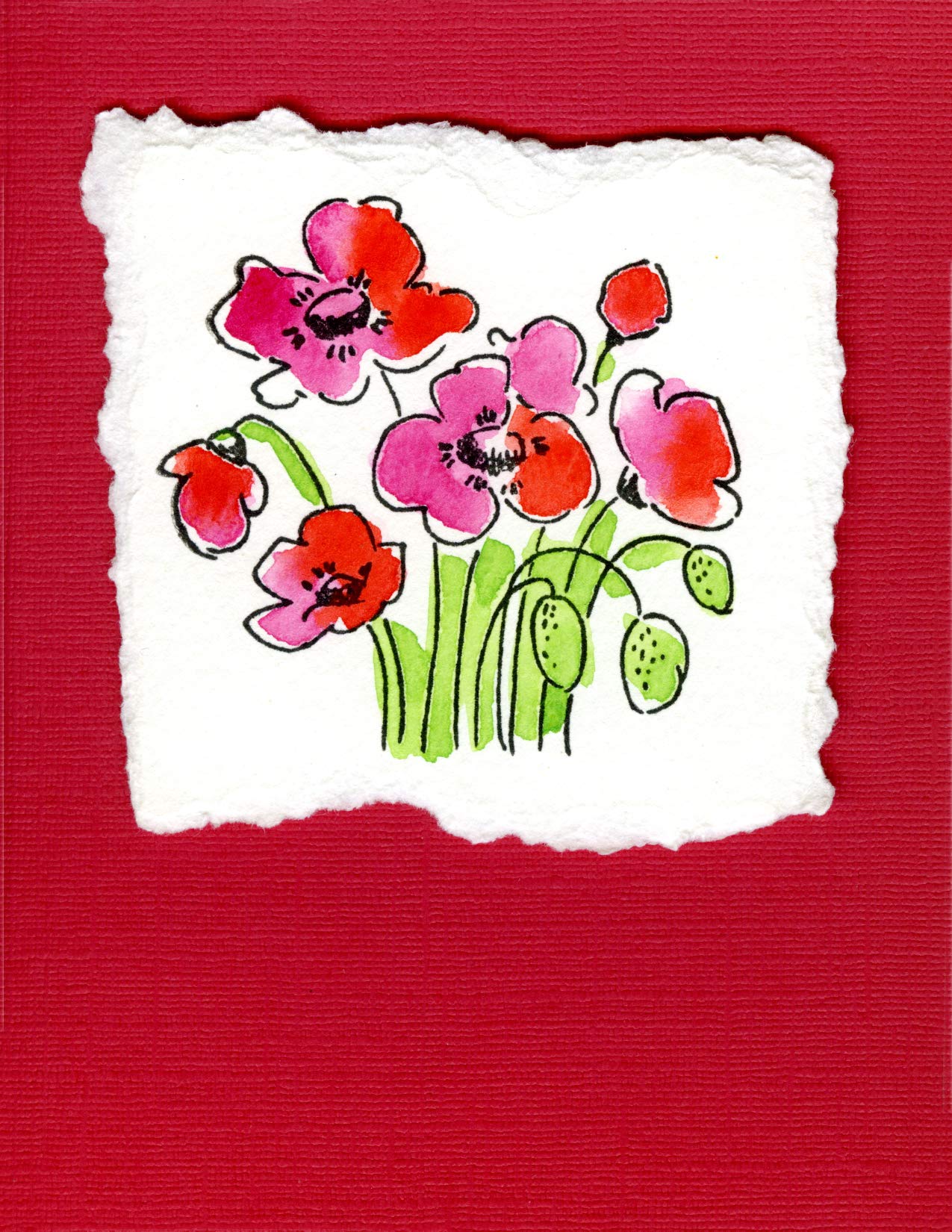 Stempelstempel aus Gummi, Blau
