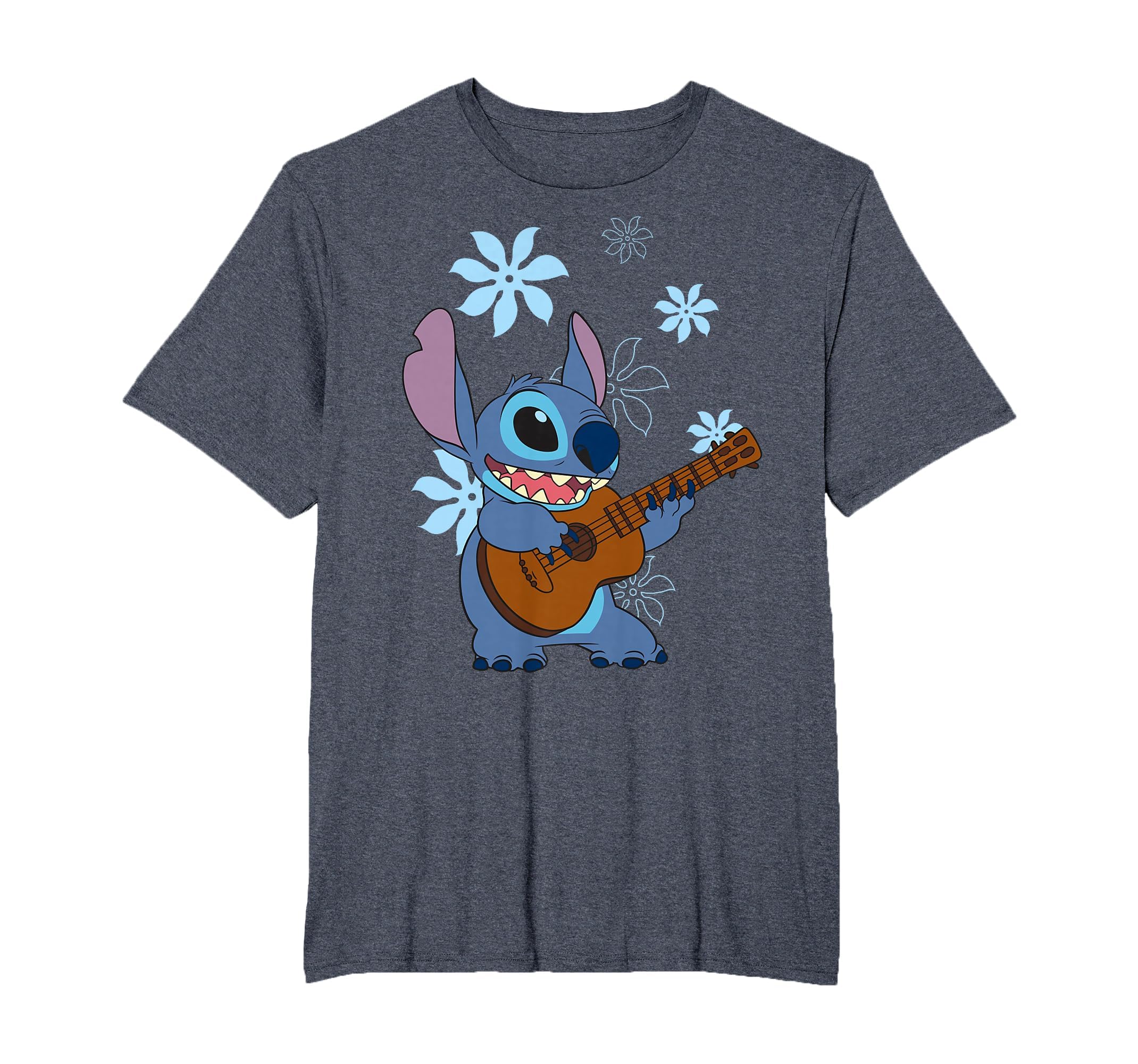 Girl's Lilo &amp; Stitch Floral Ukulele Dance T-Shirt