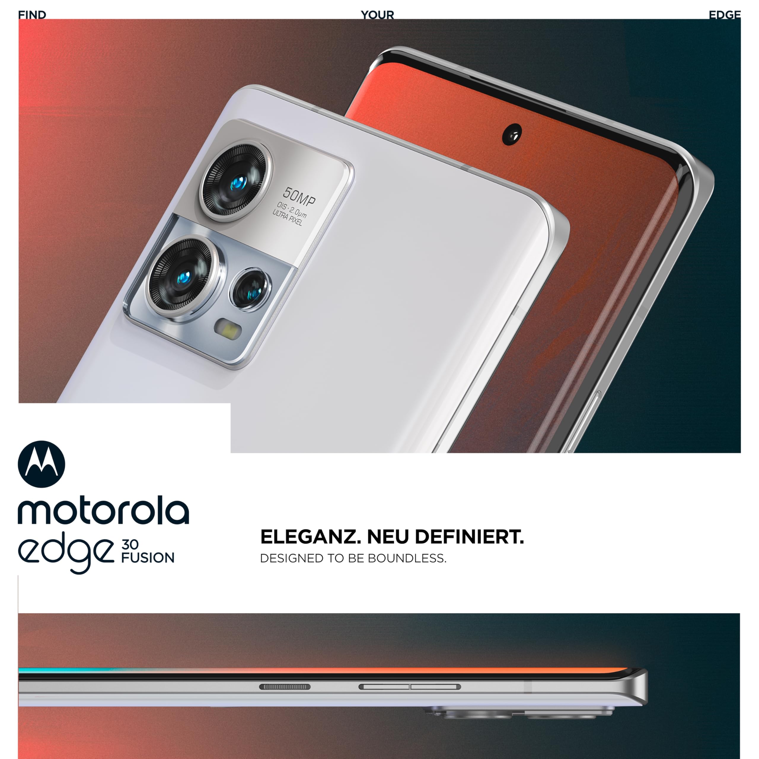 Motorola Moto Edge30 fusion Smartphone (6 8G – Bild 2