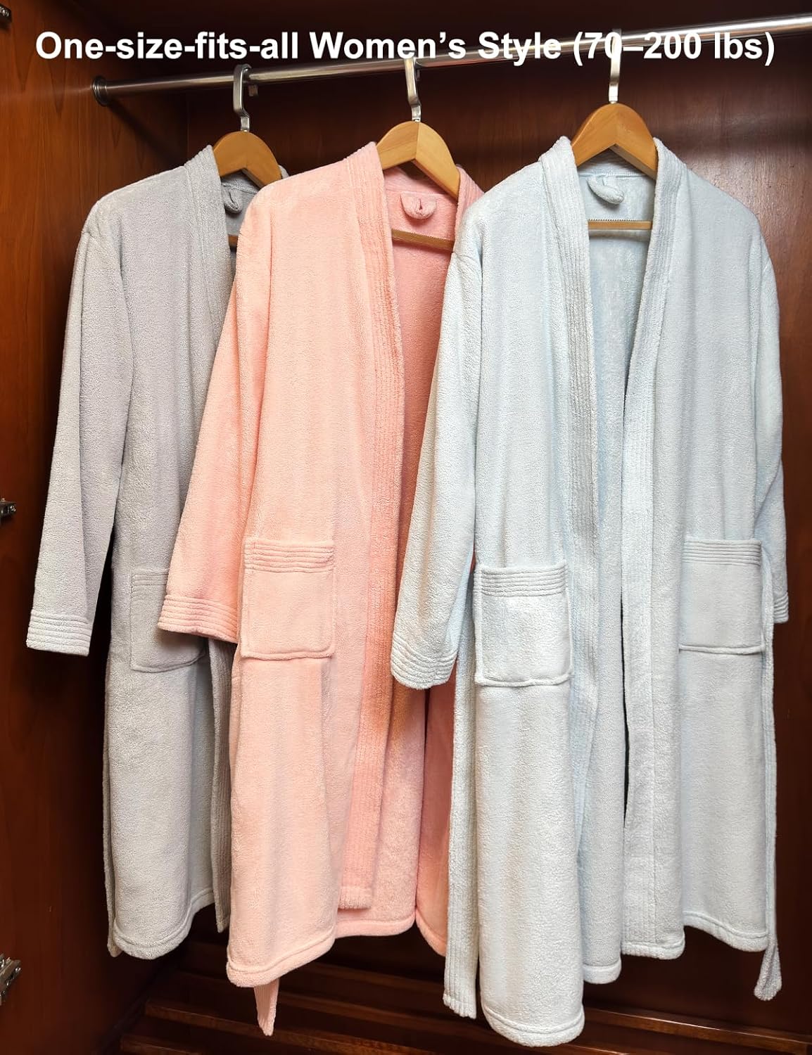 Post Surgery Mastectomy Robe Women with 4 Internal Drain Pockets , Breast Cancer Recovery Robe - Image 6