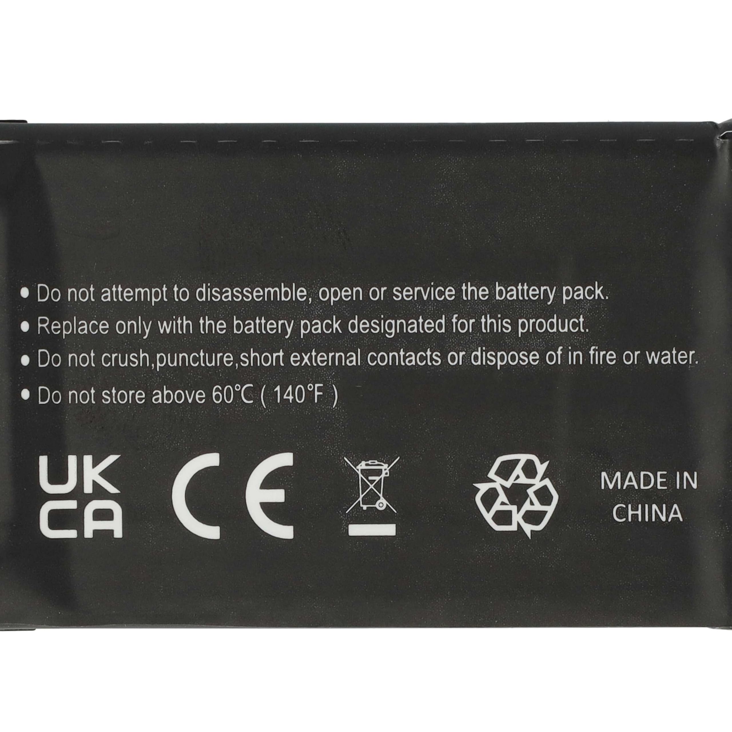 vhbw 5X Batterie Compatible avec Mitel 612d, 622d, 632d, 620d, 622dt, 610d, 612dt, 630d, 600d téléphone Fixe sans Fil (800mAh, 3,7V, Li-ION)