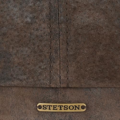 Miniatura 7 de Stetson Hatteras Piel De Cerdo Gorra De Cuero Hombres