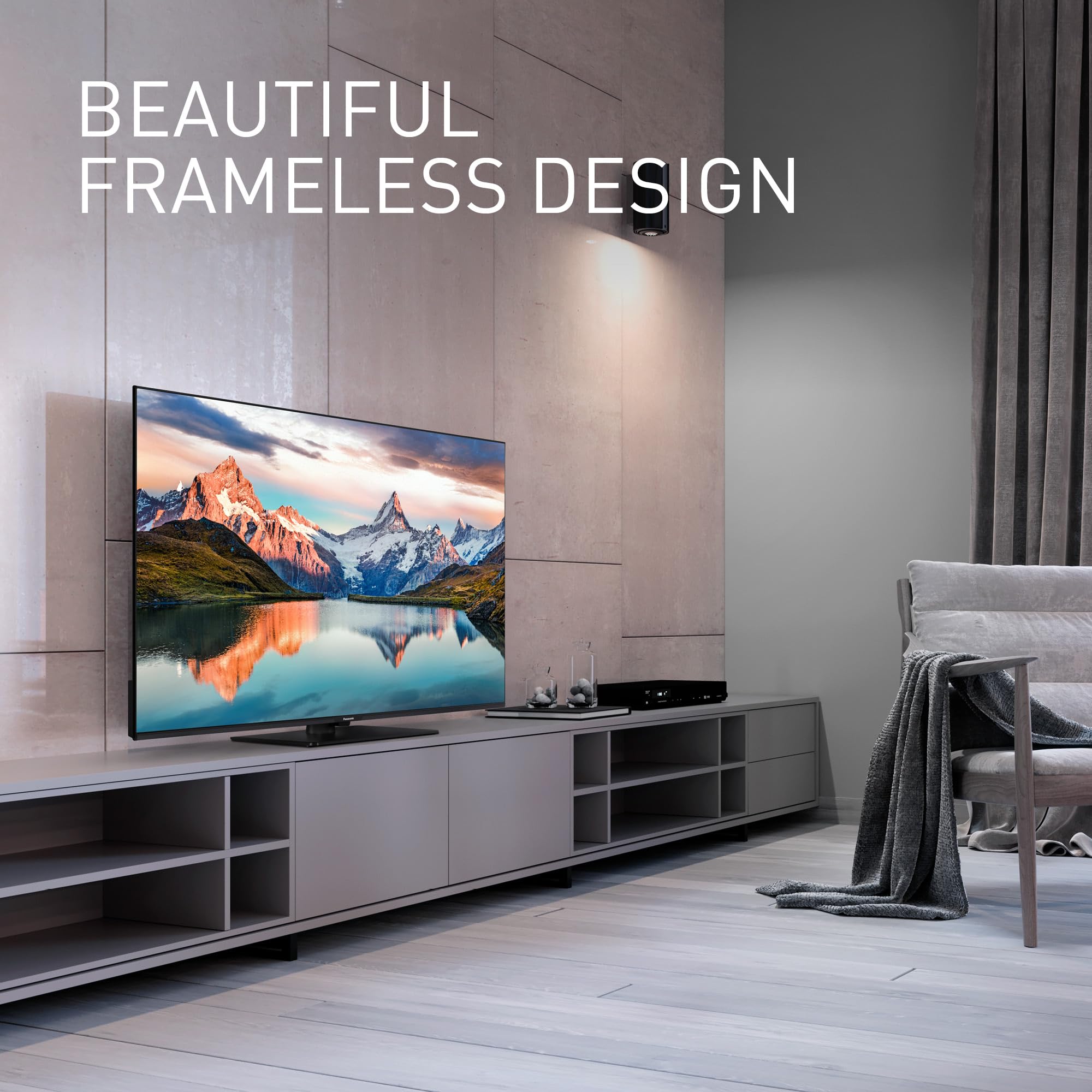 Panasonic TB-50W61AEZC, seria W61 50 cali, 4K Ultra HD Smart TV LED, TiVo, Dolby Vision i Atmos, tryb gier Plus, Alexa i Google Voice Control, Czarny