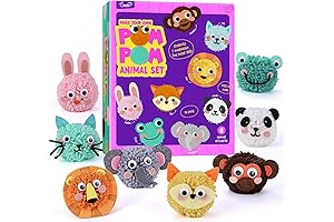 Pom Pom Animal Craft Kit: A Fun and Educational Crafting Adventure for Toddlers