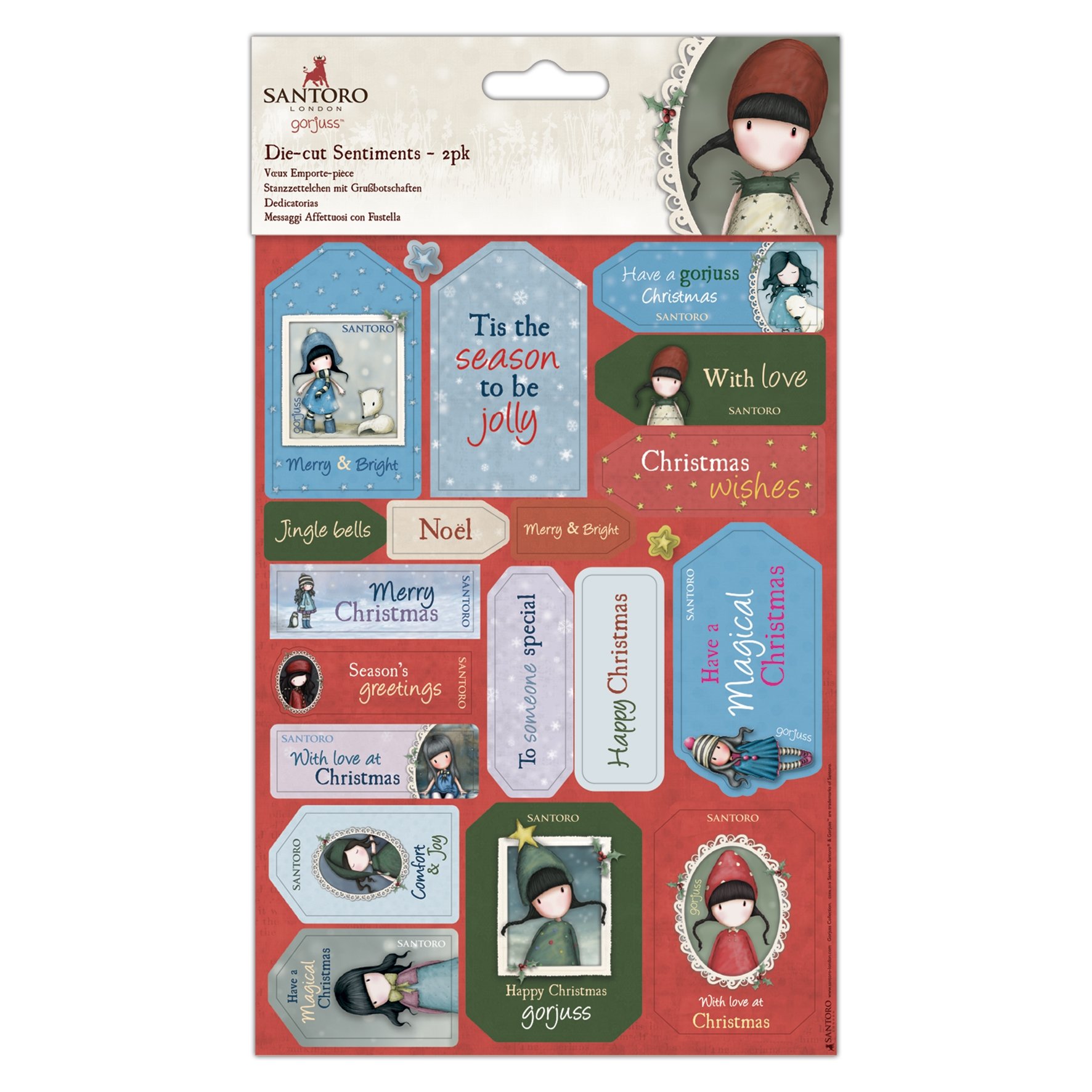 Santoro Gorjuss Paper Crafts, Multi-Colour, One Size