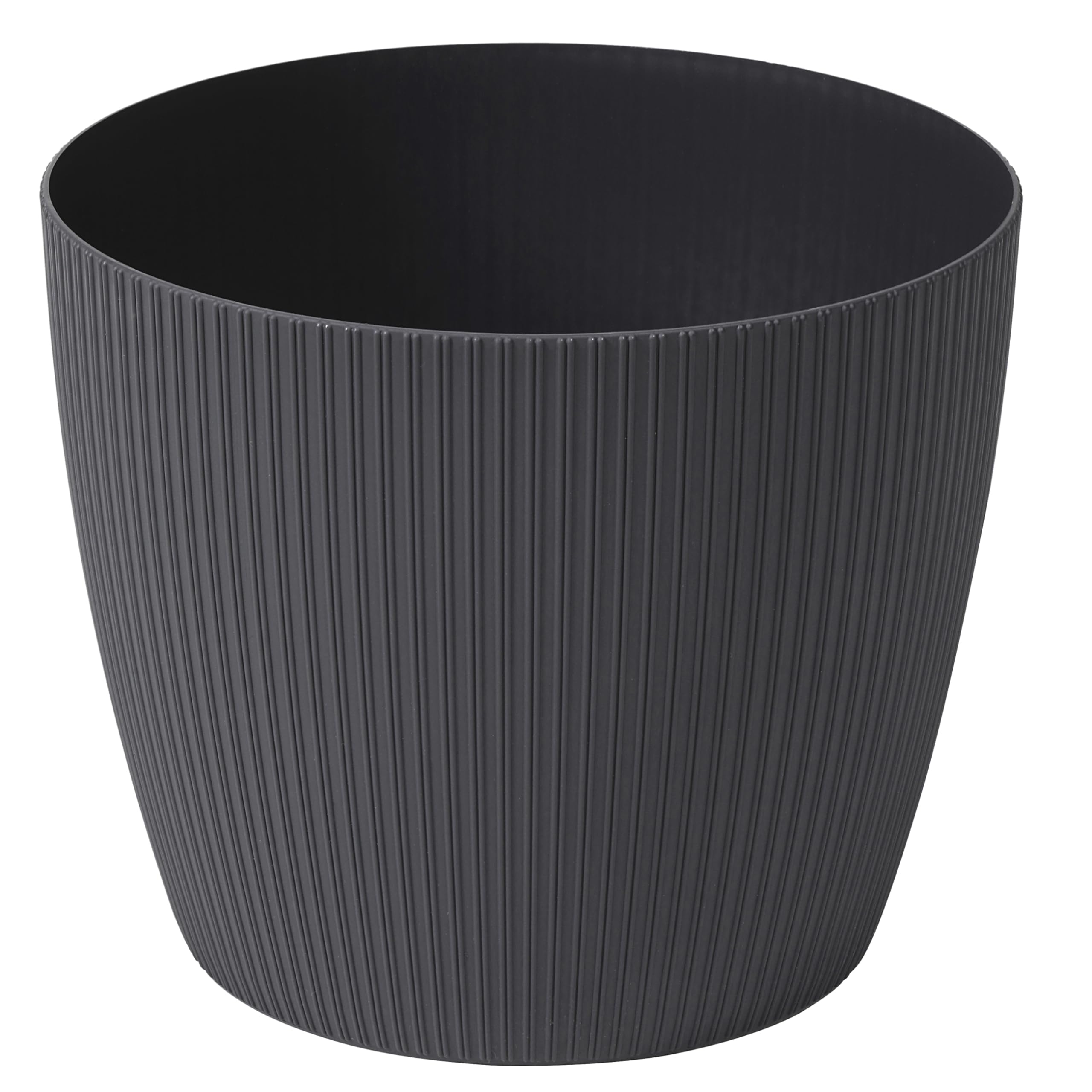 Dehner Magnolia Plastic Pot conical, Charcoal, one Size