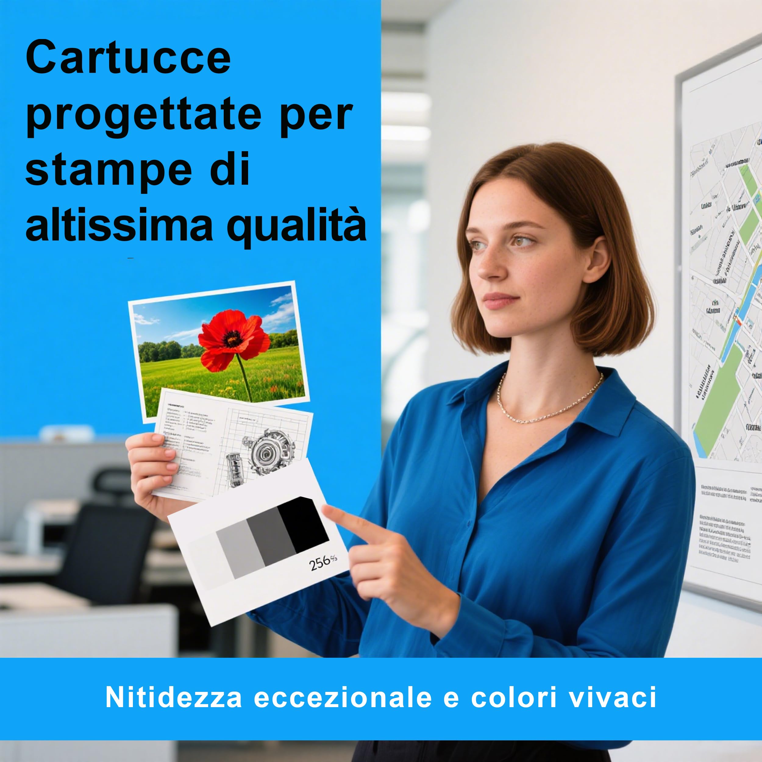 Aurotec 932XL 933XL Cartucce d'inchiostro Multipack Compatibili per HP 932 933XL Multipack per HP OfficeJet 6600 Cartucce, 932XL 933XL per HP OfficeJet 6700 7510 7612 7110 6100 7610 6110 (5-pack)