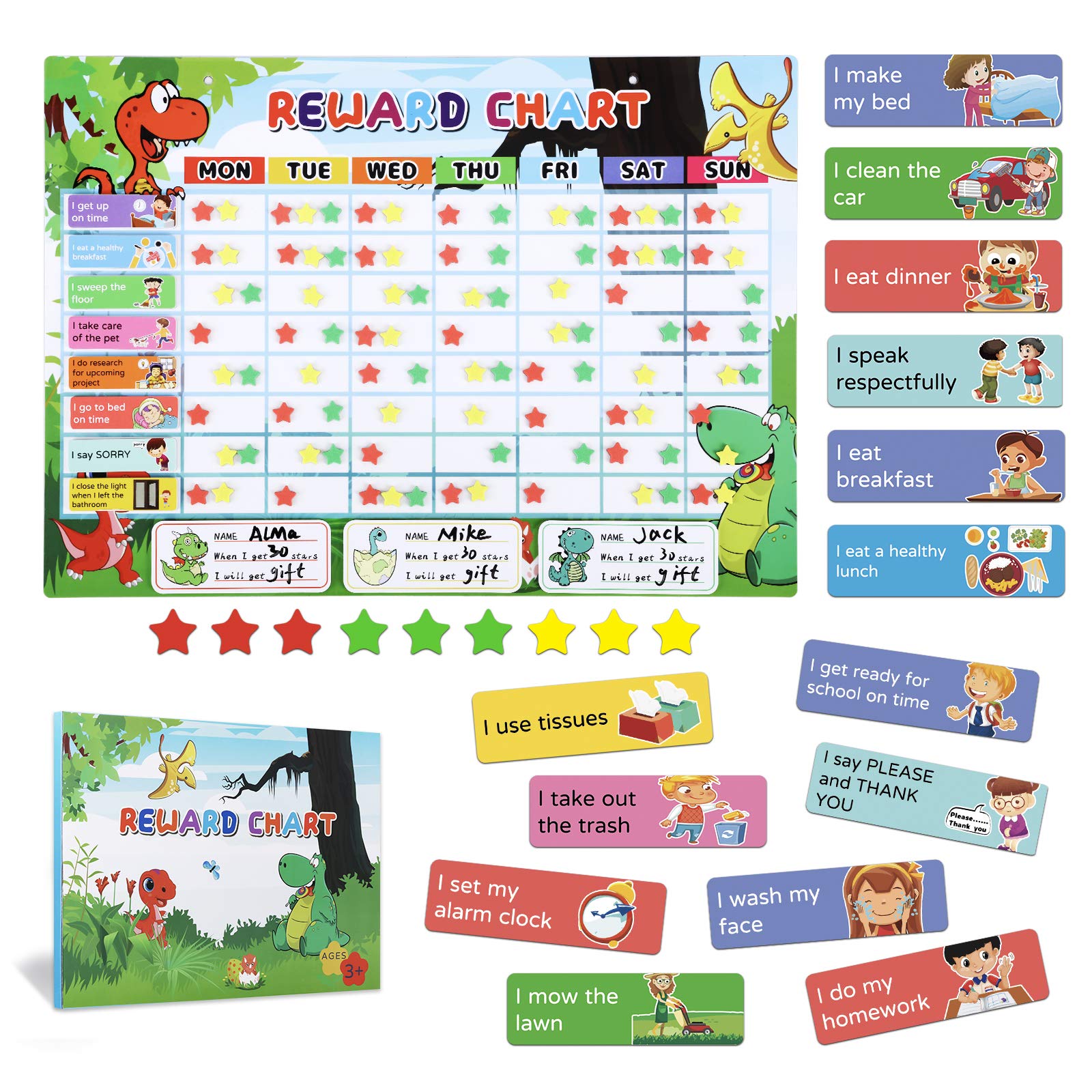 Star Reward Chart For Toddlers