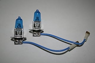 H3 Xenon White Halogen Bulb Auto Bulb Automotive Bulb - Pack of 2